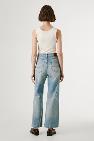 Jeans straight Lexa - Marineblauw