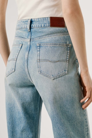 Jeans straight Lexa - Marineblauw
