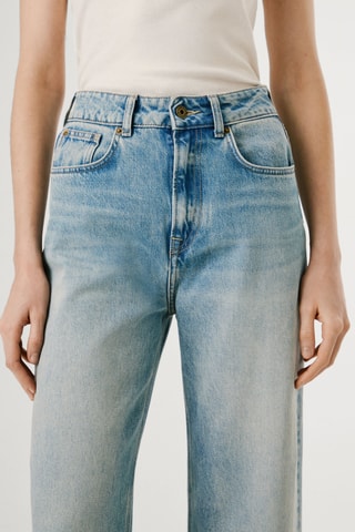 Jeans straight Lexa - Marineblauw