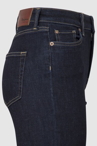 Jeans Hoge Taille Flare Cut Dion - Marineblauw