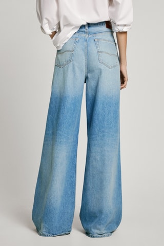 Jeans Wide Legs Hoge Taille Jaimy - Lichtblauw