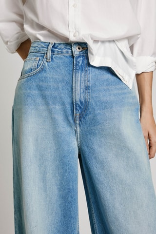 Jeans Wide Legs Hoge Taille Jaimy - Lichtblauw