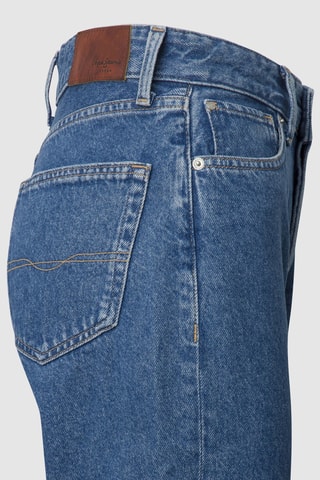 Jeans straight hoge taille Robyn - Indigoblauw