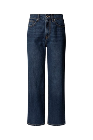 Jeans straight hoge taille Robyn - Marineblauw