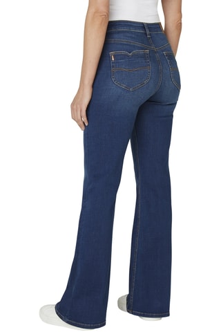Jeans Hoge Taille Flare Cut Willa - Marineblauw