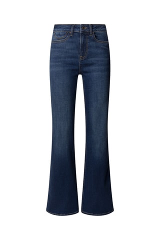 Jeans Hoge Taille Flare Cut Willa - Marineblauw