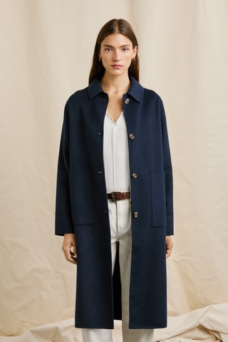 Cappotto in lana Sabrina - Navy