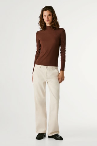 Top Barbara - Marrone