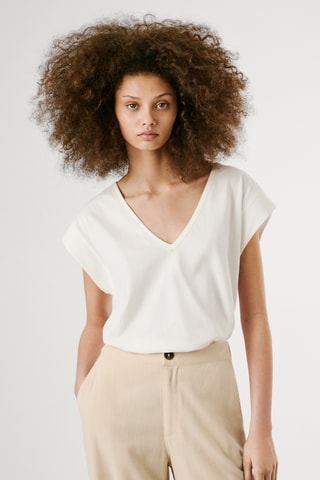 T-shirt Anabelle - Bianco