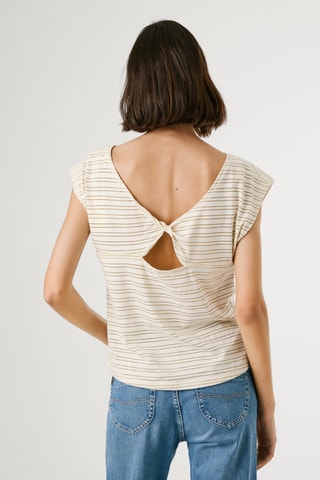 Top Alex - Beige e marrone