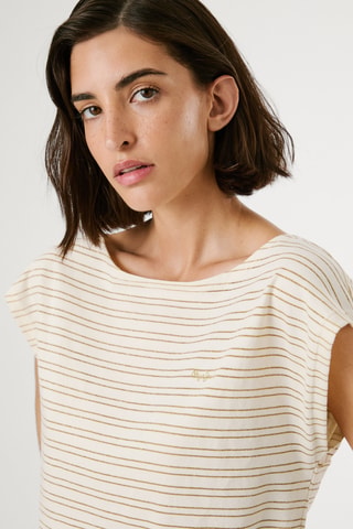 Top Alex - Beige e marrone