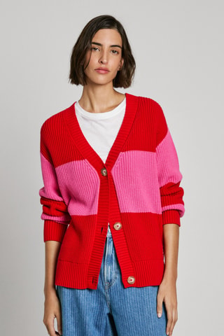 Cardigan Paloma - Rosso
