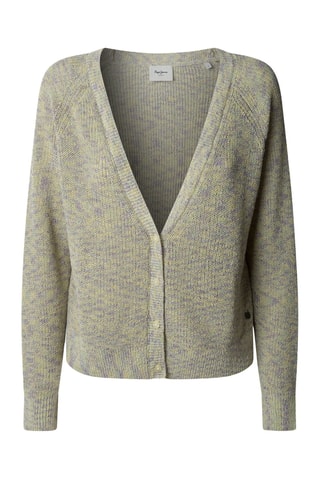 Cardigan Claire - Verde acqua melange
