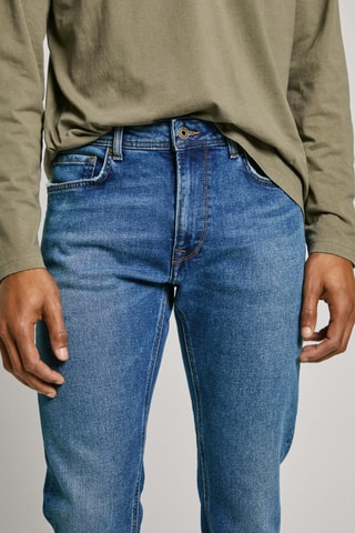 Jeans tapered Stanley - Cobalto