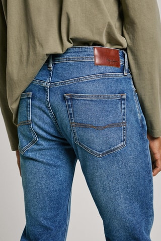 Jeans tapered Stanley - Cobalto