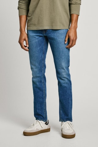 Jeans tapered Stanley - Cobalto