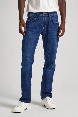 Jeans straight - Cobalto