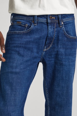 Jeans straight - Cobalto