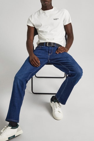Jeans straight - Cobalto