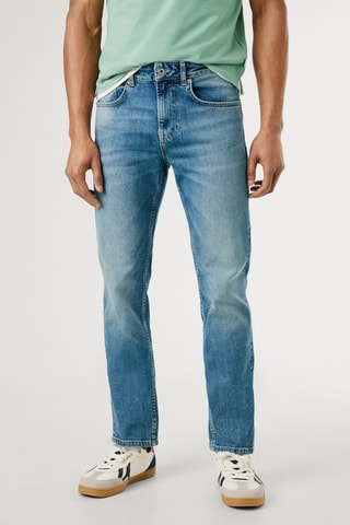 Jeans straight Cash - Blu
