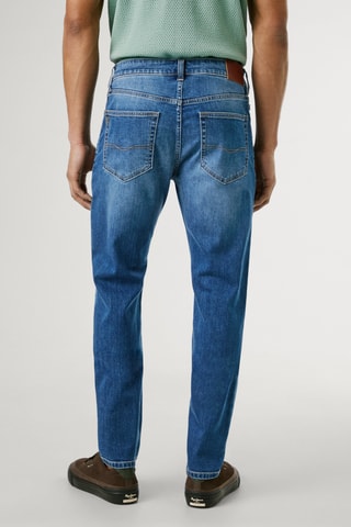 Jeans tapered Stanley - Blu