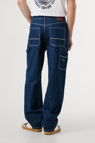 Jeans relaxed Taper - Blu scuro