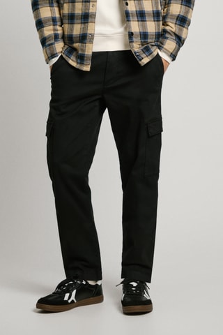 Pantaloni cargo Twill - Nero