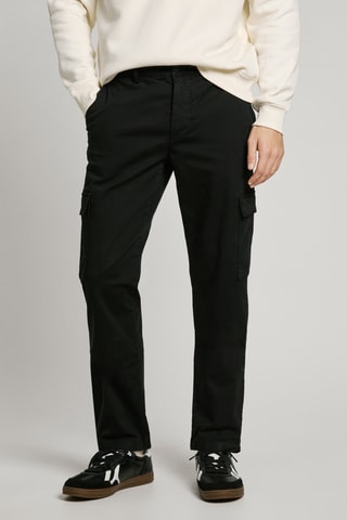 Pantaloni cargo Twill - Nero