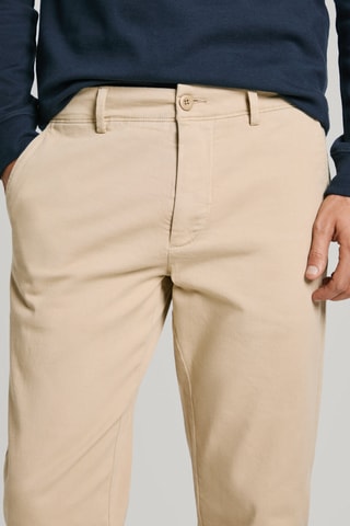 Pantaloni chino slim Twill - Beige