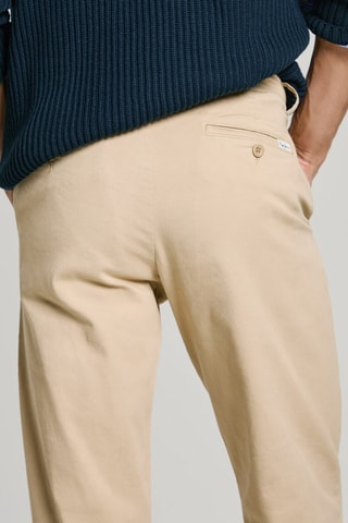Pantaloni chino slim Twill - Beige