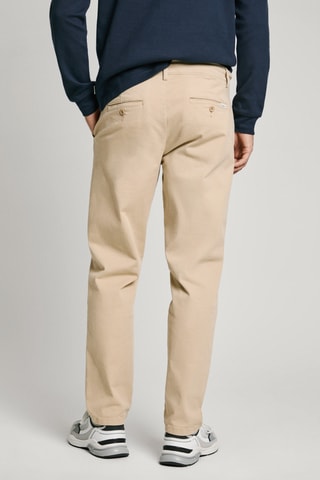 Pantaloni chino slim Twill - Beige