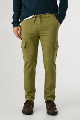 Pantaloni cargo Gymdigo - Verde oliva