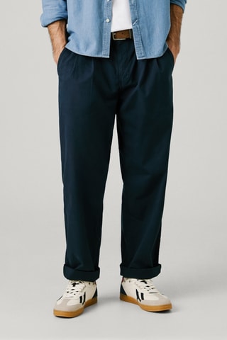 Pantaloni relaxed - Navy