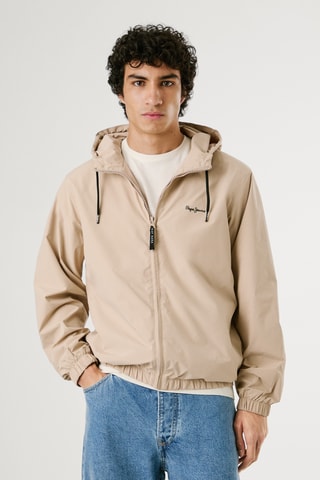Giacca con cappuccio Monson - Beige