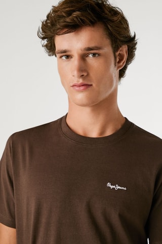 T-shirt Connor - Marrone