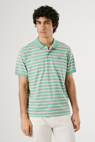 Polo Tark - Verde acqua e rosa cipria