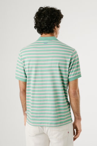 Polo Tark - Verde acqua e rosa cipria