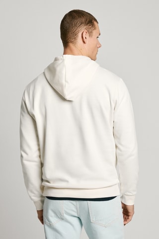 Felpa con cappuccio Essential - Bianco