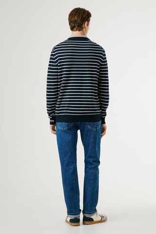 Maglia Andre - Blu notte e bianco