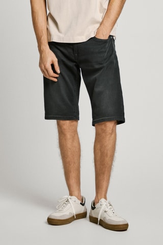 Bermuda in jeans Gymdigo - Nero