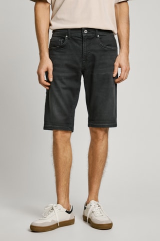 Bermuda in jeans Gymdigo - Nero