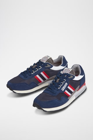 Sneakers in pelle scamosciata Kingston - Navy
