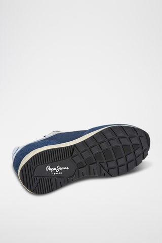Sneakers in pelle scamosciata Marlon - Navy