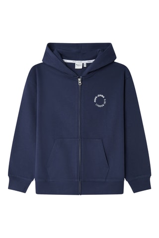 Felpa con cappuccio Yael - Navy