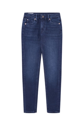 Jeans a vita alta - Blu scuro
