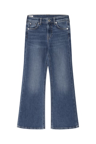 Jeans a vita alta - Blu scuro