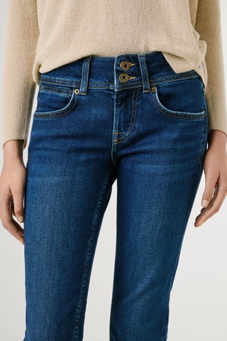 Jeans Slim Fit Venus - Marineblauw