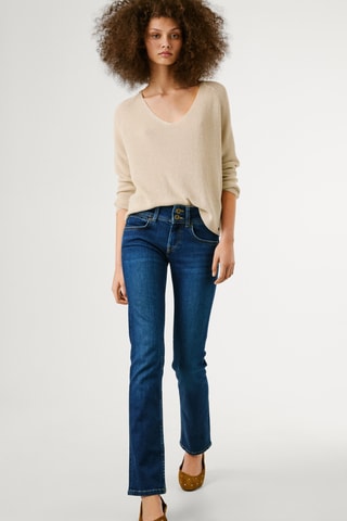 Jeans Slim Fit Venus - Marineblauw