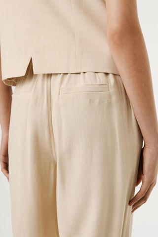 Broek Hoge Taille Stella - Beige
