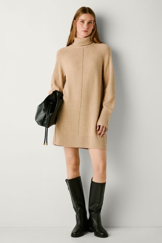 Trui-jurk Carola - Beige